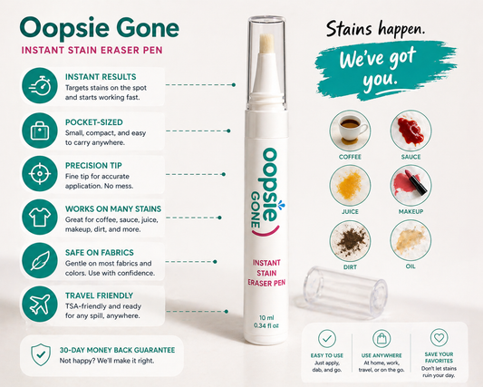 Oopsie Gone – Instant Stain Eraser Pen
