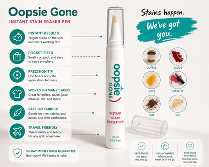 Oopsie Gone – Instant Stain Eraser Pen